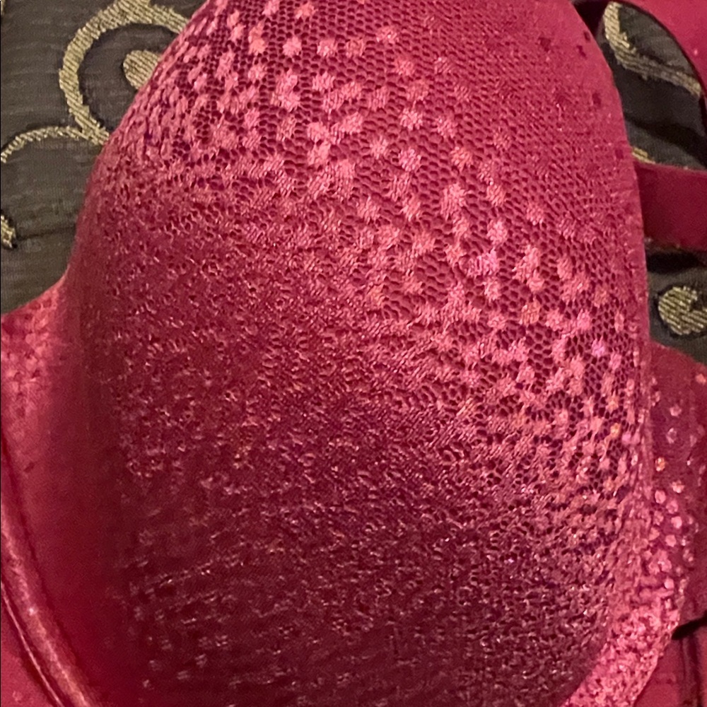 Wacoal Back Appeal Red Underwire T-shirt Bra - Picture 5 of 5